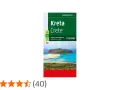 Mappa stradale e per il tempo libero di Kreta, con un'isola e acque turchesi. Perfetta per esplorare questa perla del Mediterraneo.