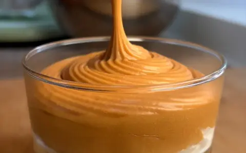 Caramello salato cremoso, perfetto per la ricetta caramello salato Montersino. La consistenza è invitante e golosa.