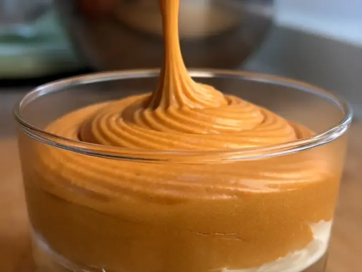 Caramello salato cremoso, perfetto per la ricetta caramello salato Montersino. La consistenza è invitante e golosa.