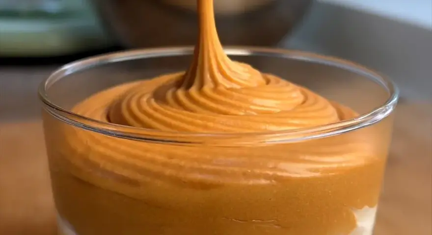 Caramello salato cremoso, perfetto per la ricetta caramello salato Montersino. La consistenza è invitante e golosa.