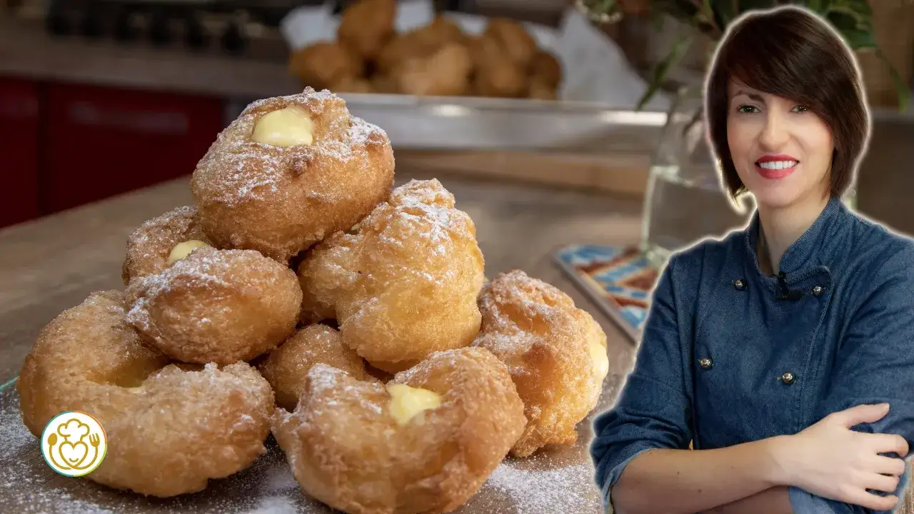 Deliziosi bign&egrave; ripieni di crema, spolverati di zucchero a velo. Un'esplosione di gusto per la tua pasta fritta senza glutine.